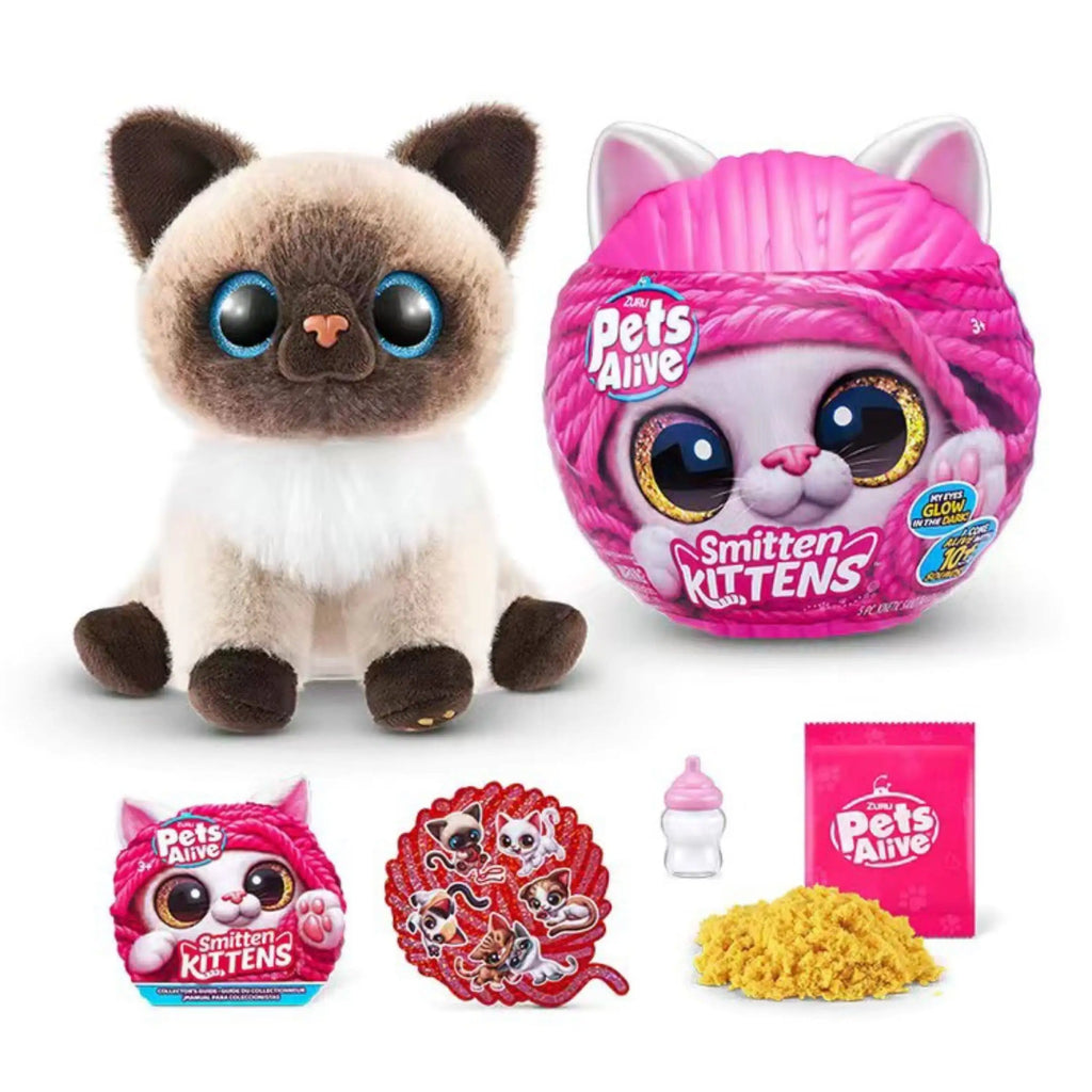 Zuru Pets Alive Smitten Kittens Blind Box G1 G2 Cat Doll Trendy Toys Table Decoration Collectible Toys Birthday Gift for Kids