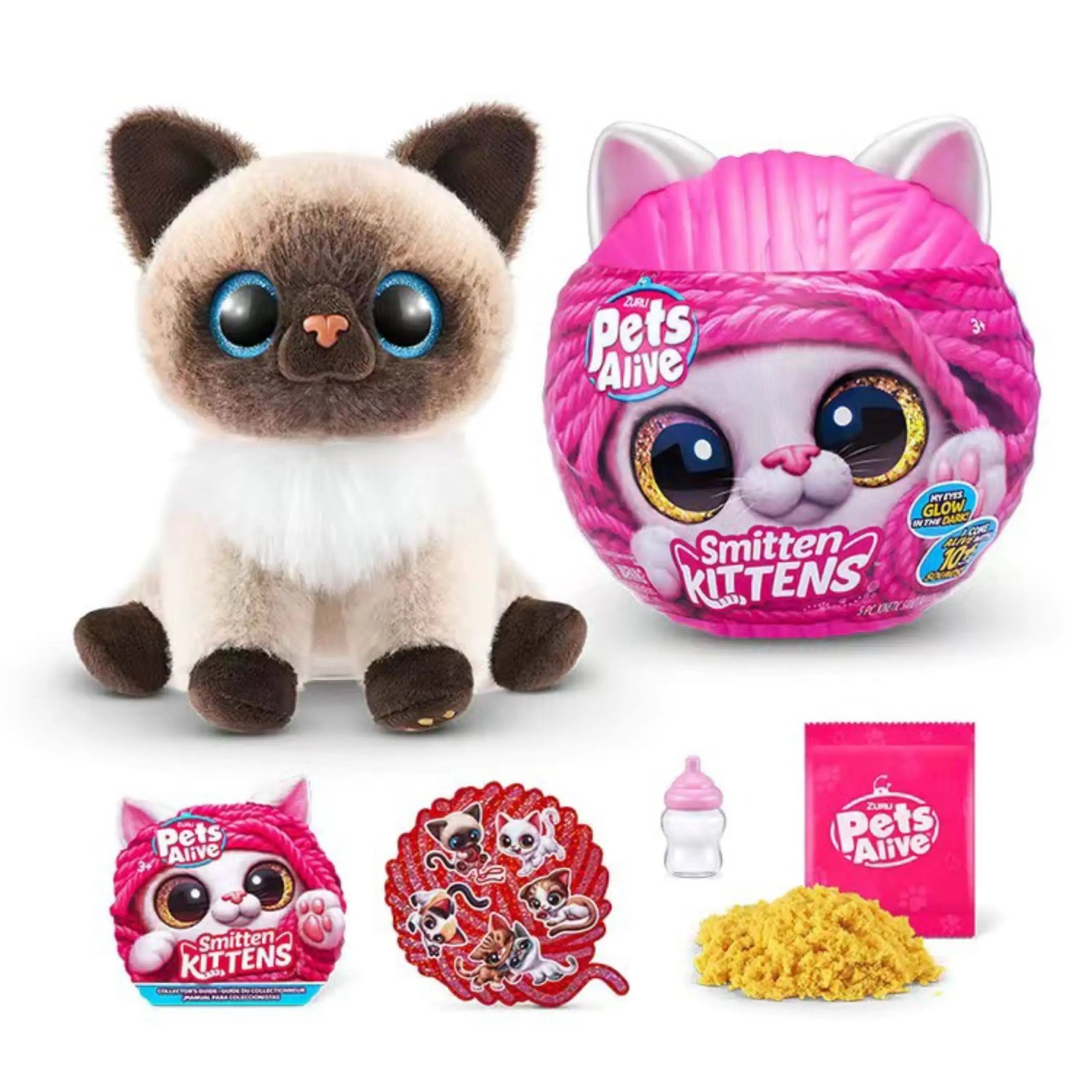 Zuru Pets Alive Smitten Kittens Blind Box G1 G2 Cat Doll Trendy Toys Table Decoration Collectible Toys Birthday Gift for Kids