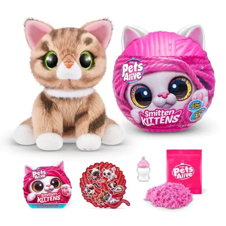 Zuru Pets Alive Smitten Kittens Blind Box G1 G2 Cat Doll Trendy Toys Table Decoration Collectible Toys Birthday Gift for Kids