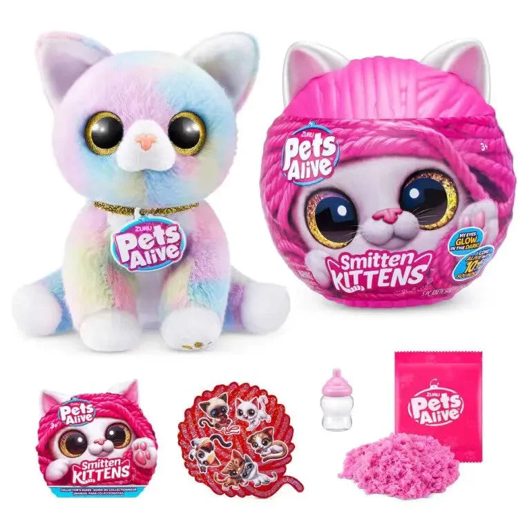 Zuru Pets Alive Smitten Kittens Blind Box G1 G2 Cat Doll Trendy Toys Table Decoration Collectible Toys Birthday Gift for Kids
