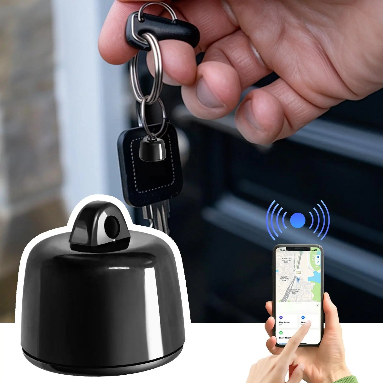 Mini GPS Tracker for Pets Birds Pigeon, Waterproof Real-Time Location Tracking, Anti-Loss Device with Geo-Fencing for Dogs Cats