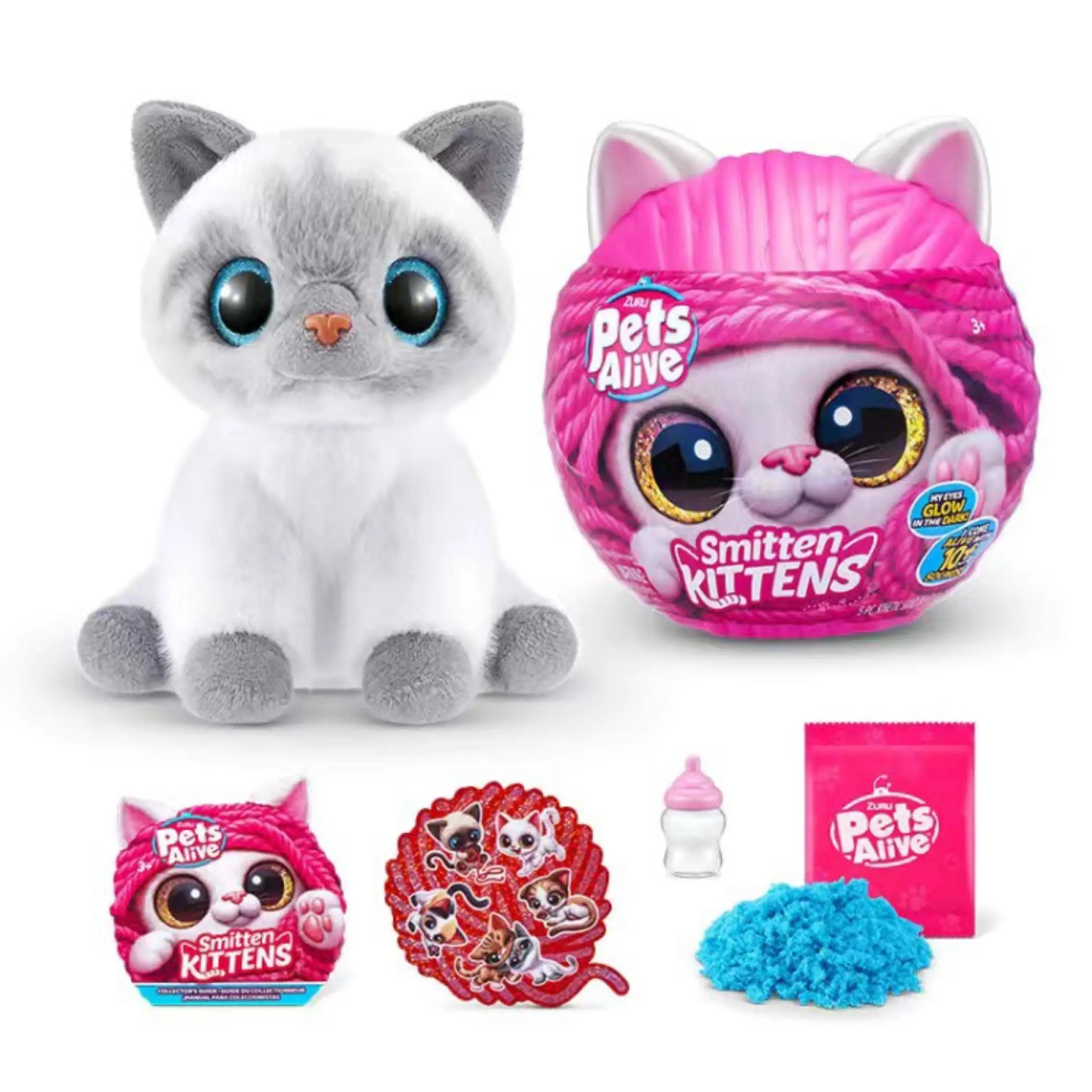 Zuru Pets Alive Smitten Kittens Blind Box G1 G2 Cat Doll Trendy Toys Table Decoration Collectible Toys Birthday Gift for Kids